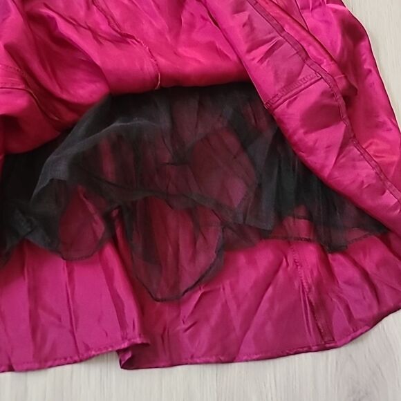 Vintage halter neck pink ombre 11/12 juniors size tulle lined prom - Picture 10 of 10